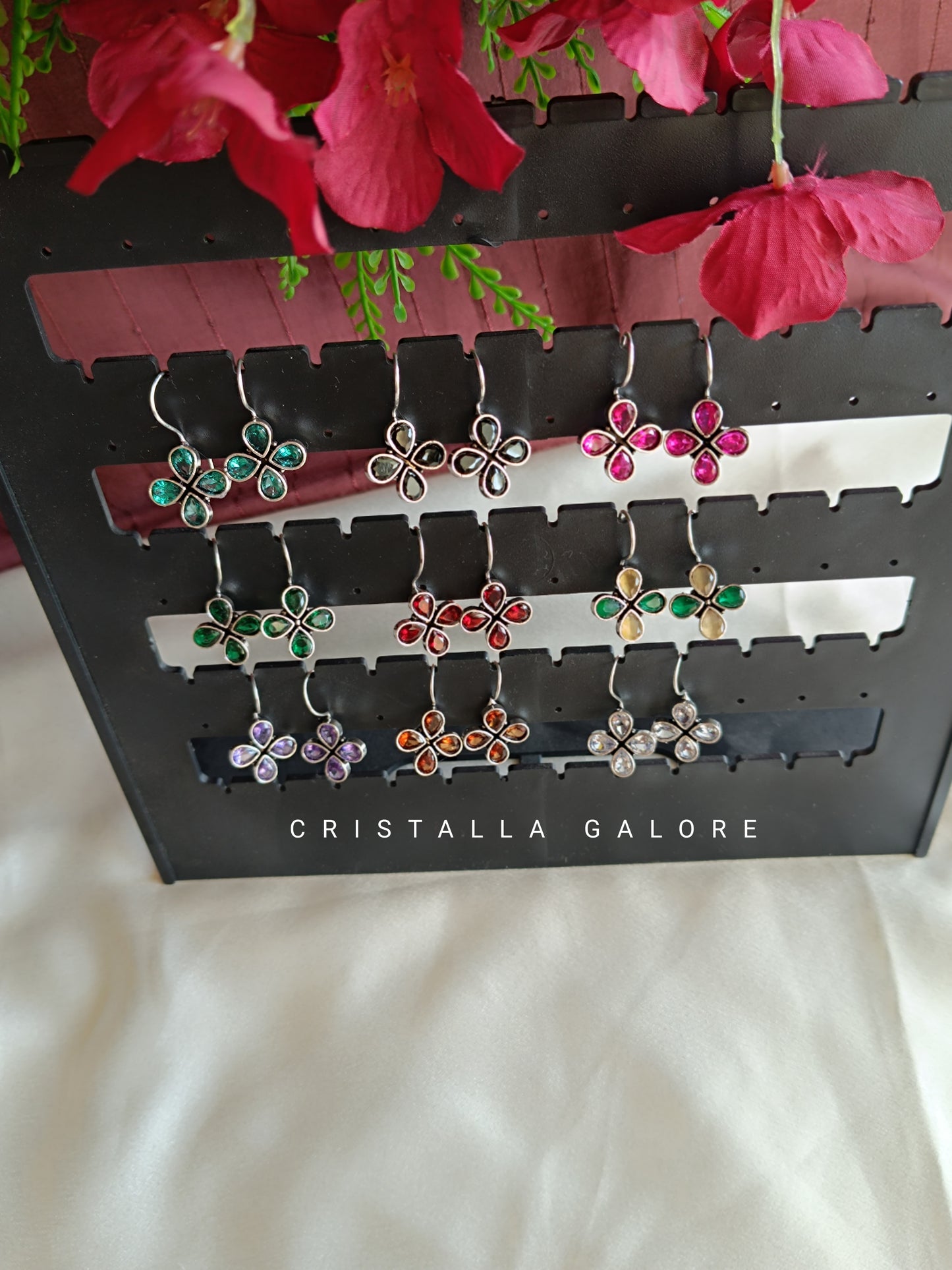 Crystal Hook Earrings EAR3004