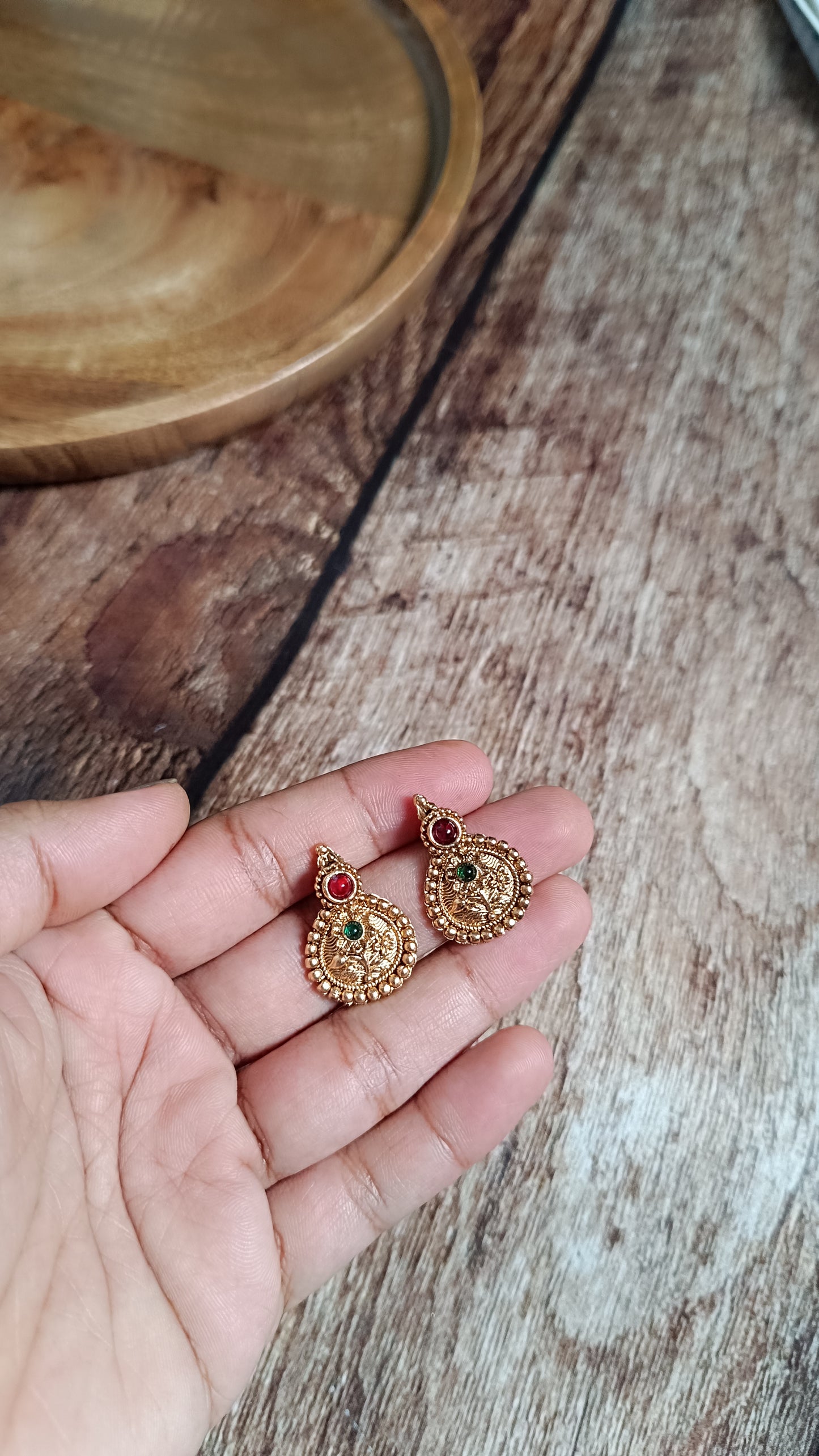 Antique Non-Idol Coin Necklace Set NEC1004